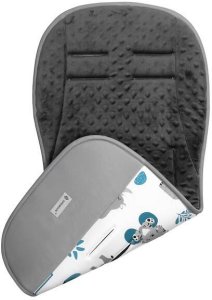 Wkładka do wózka spacerowego 37x78 cm dwustronna, mata do wózka spacerowego, zwierzątka UNIWERSALNY 7