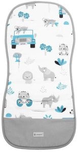 Wkładka do wózka spacerowego 37x78 cm dwustronna, mata do wózka spacerowego, zwierzątka UNIWERSALNY 10