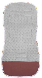 Wkładka do wózka spacerowego 37x78 cm dwustronna, mata do wózka spacerowego, zwierzątka UNIWERSALNY 2
