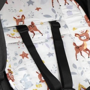 Wkładka do wózka spacerowego 37x78 cm dwustronna, mata do wózka spacerowego, zwierzątka UNIWERSALNY 8