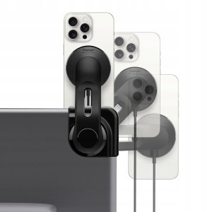 Spigen Tesla TapLock MagSafe Car Mount Charger, black - Wireless / Screen 4