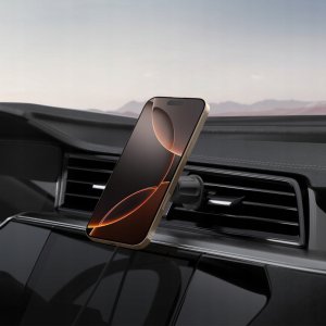 Spigen OneTap Pro 4 MagSafe Car Mount Charger, black - Wireless / AirVent Hook 6