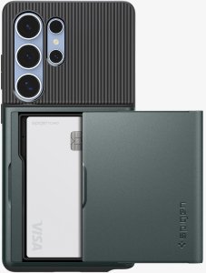 Spigen Slim Armor CS, abyss green - Samsung Galaxy S25 Ultra 1