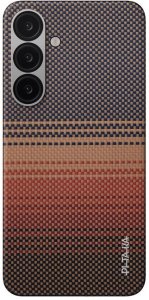 Pitaka Tactile Woven Case, Sunset - Samsung Galaxy S25 1