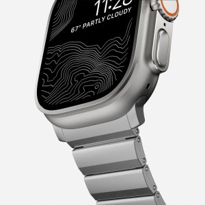 Nomad Titanium Band, natural - Apple Watch 49mm/46mm/45mm/44mm/42mm 4