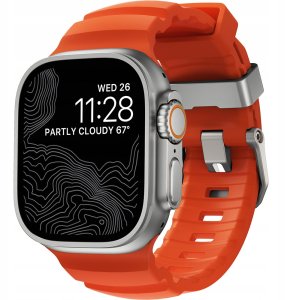 Nomad Rocky Point Band, natural/magma - AW 49/45/44/42mm 1