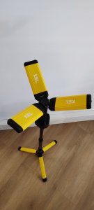 PLASTROL LAMPA WARSZTATOWA LED POTRÓJNA NA STATYWIE LW-3AS 1