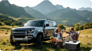 Lodówka kompresorowa turystyczna Icemax 400 Berdsen 40 litry - czarno-szara 12