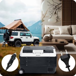 Lodówka kompresorowa turystyczna Icemax 400 Berdsen 40 litry - czarno-szara 5