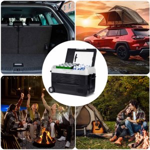 Lodówka kompresorowa turystyczna Icemax 400 Berdsen 40 litry - czarno-szara 6