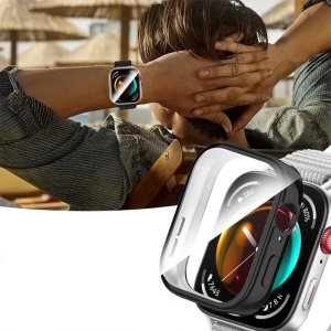 Alogy Czarne Etui 360 + Szkło Ochronne do Huawei Watch Fit 3 | 2w1 Pełna Ochrona 7