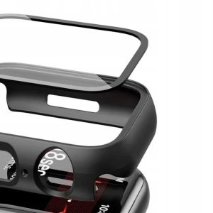 Alogy Czarne Etui 360 + Szkło Ochronne do Huawei Watch Fit 3 | 2w1 Pełna Ochrona 10