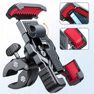 ANTY-WSTRZĄSOWY UCHWYT NA ROWER MOTOR KIEROWNICĘ 4