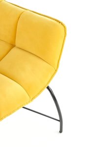 Halmar Fotel tapicerowany BELTON żółty HALMAR 8