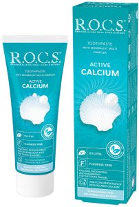 ROCS PASTA DO ZĘBÓW ACTIVE CALCIUM 75ml 1