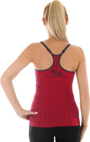 Brubeck Bezrękawnik damski FITNESS z topem r.M fuksja (CM10070) 3