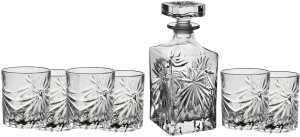 Zestaw do whisky karafka + 6 szklanek Bohemia Fiore 1