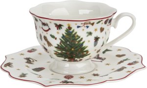 Filiżanka porcelanowa 150 ml + spodek Christmas Tree 1