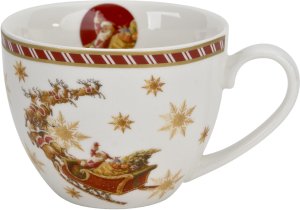 Filiżanka porcelanowa 220 ml + spodek Santa on Sleigh 3