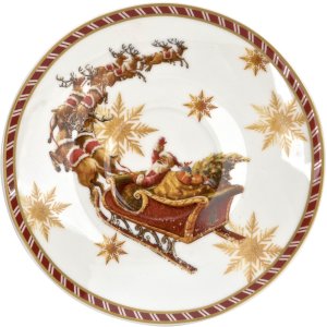 Filiżanka porcelanowa 220 ml + spodek Santa on Sleigh 4