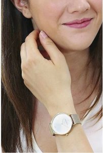 Zegarek Damski CALVIN KLEIN Timeless Mesh 25200003 + BOX 4