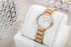 Zegarek Damski CALVIN KLEIN Minimalistic T Bar 25200140 + BOX 5