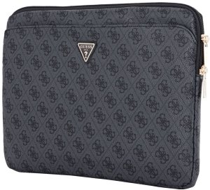 Torba Guess Sleeve 14" 4G Zipper Pocket  Triangle Logo czarny 3