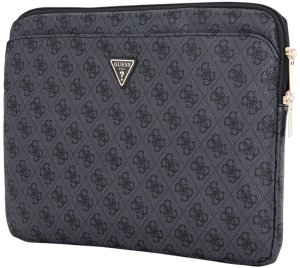 Torba Guess Sleeve 14" 4G Zipper Pocket  Triangle Logo czarny 7