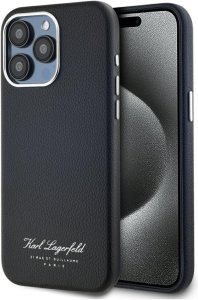 Etui Karl Lagerfeld hotel RSG do iPhone  15 Pro czarny 1