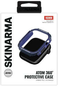 Etui Skinarma Atom do Apple Watch 46mm   granatowy 3