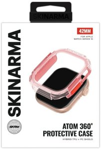 Etui Skinarma Atom do Apple Watch 42mm   różowy 3