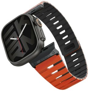 SKINARMA Pasek Skinarma Gemini do Apple Watch     49/46/45/44 mm pomarańczowy 6