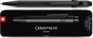 Pióro wieczne CARAN D'ACHE 849, Black Code, F, czarne 1