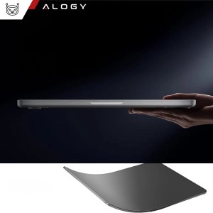 Etui ochronne do Apple Macbook Pro 14 - M1/M2/M3/M4 2021-2024 Alogy AirGuard Elastyczna obudowa bez odcisków palców Matowa Czerń 11