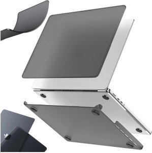 Etui ochronne do Apple Macbook Pro 14 - M1/M2/M3/M4 2021-2024 Alogy AirGuard Elastyczna obudowa bez odcisków palców Matowa Czerń 12