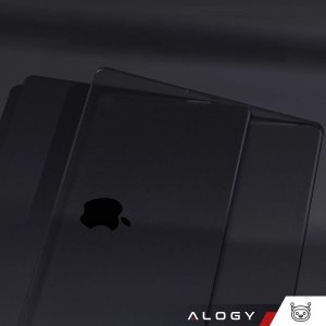 Etui ochronne do Apple Macbook Pro 14 - M1/M2/M3/M4 2021-2024 Alogy AirGuard Elastyczna obudowa bez odcisków palców Matowa Czerń 13