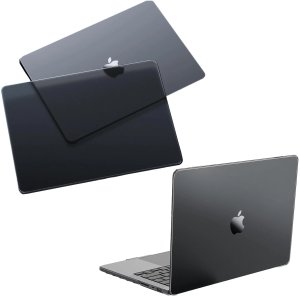 Etui ochronne do Apple Macbook Pro 14 - M1/M2/M3/M4 2021-2024 Alogy AirGuard Elastyczna obudowa bez odcisków palców Matowa Czerń 17