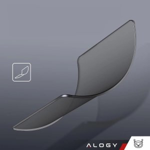 Etui ochronne do Apple Macbook Pro 14 - M1/M2/M3/M4 2021-2024 Alogy AirGuard Elastyczna obudowa bez odcisków palców Matowa Czerń 6