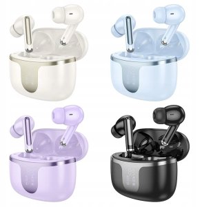 Słuchawki bezprzewodowe Bluetooth HOCO TWS EQ10 Etui ładujące Czarne 9