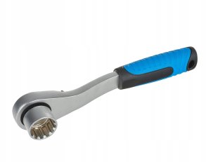 Zestaw nasadek przelotowych spline z grzechotką 10-24mm 17el. CrV (10) 2