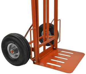 Wózek transportowy 250kg 400x300mm(wysuwany podest) pomarańcz(1) 11