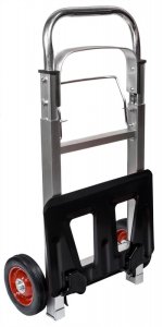 Wózek transportowy 250kg 400x300mm(wysuwany podest) pomarańcz(1) 12