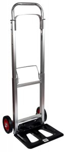 Wózek transportowy 250kg 400x300mm(wysuwany podest) pomarańcz(1) 13