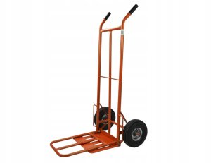 Wózek transportowy 250kg 400x300mm(wysuwany podest) pomarańcz(1) 2