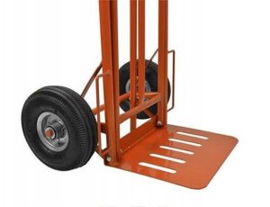 Wózek transportowy 250kg 400x300mm(wysuwany podest) pomarańcz(1) 5