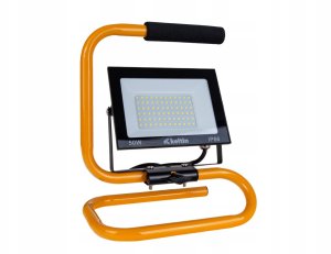 Naświetlacz LED 50W ze statywem budowlanym i przewodem – barwa biała zimna 6500K (10) 2