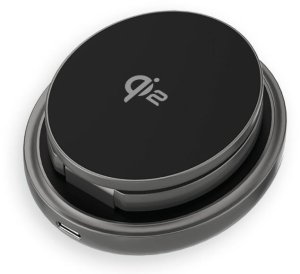 Twist 3-in-1, wireless Qi2 charging station for iPhone (15W), AppleWatch (2.5W) & AirPods (5W), Qi2 certified, magnetic charging pads with stand function, foldable, power adapter 30W, USB-C charging cable 1 m, space gray 4