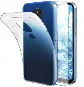 Etui Do Motorola Moto E7 Plus / G9 / Play (Przezroczyste, Silikon)   Szkło 1