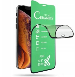 Szkło Hybrydowe do Realme 8 (szybka 9H, pełne 5D, ochronne, na cały ekran) 15