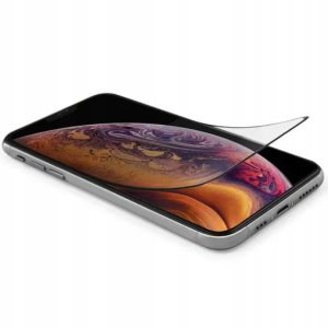 Szkło Hybrydowe do Realme 8 (szybka 9H, pełne 5D, ochronne, na cały ekran) 16